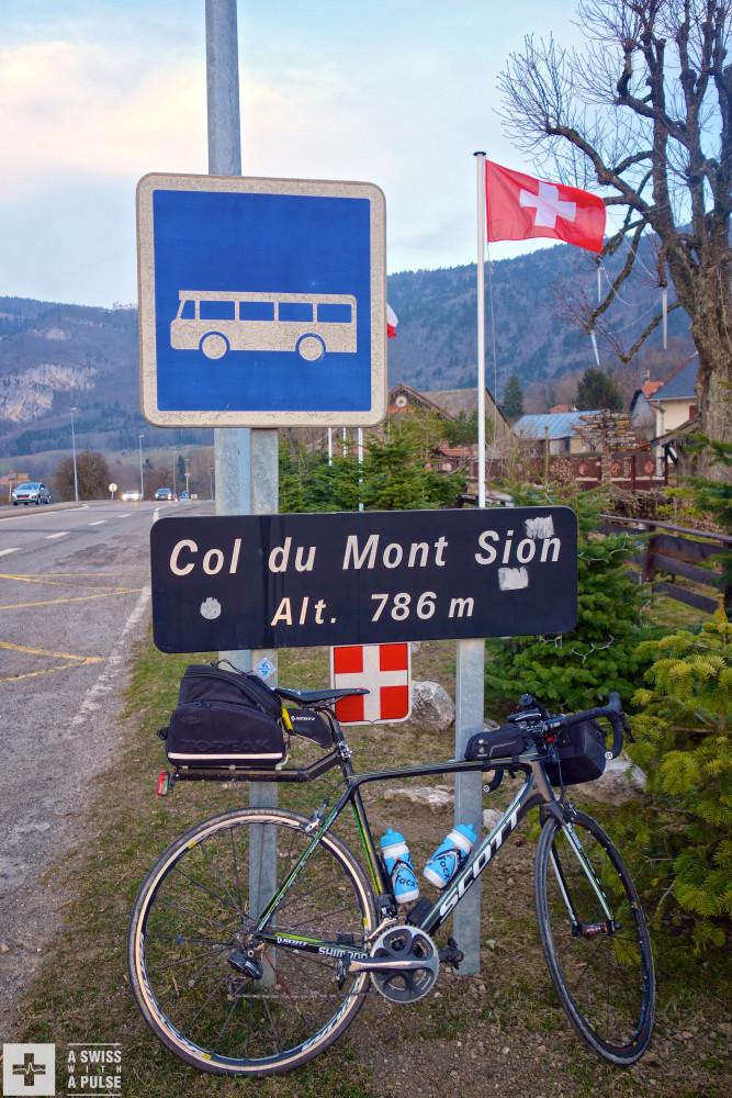 Last col before finishing my ultralight bike touring adventure in Geneva