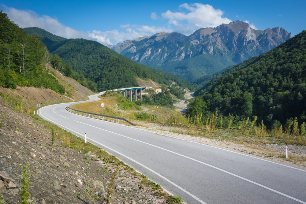 The mountains of Bosnia during the 2015 Transcontinental Race