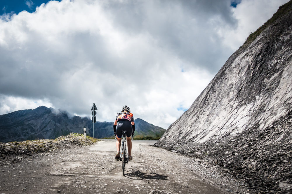 On the Col du Sanetsch with Polly during SUF Camp in June