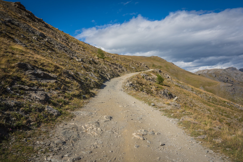 The Strada dell'Assietta during the 2015 Transcontinental Race